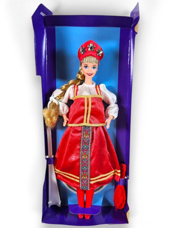 Mattel Other - Mattel Barbie Doll of the World Russian Fashion Doll Red Vintage 1996 #16500